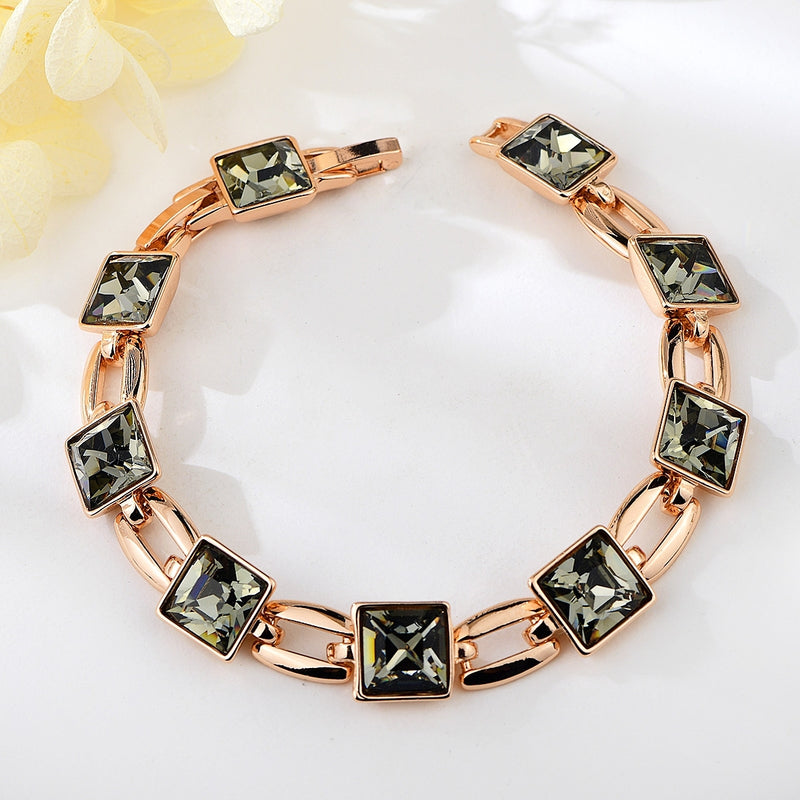 IMITATION CRYSTAL ALLOY BRACELET