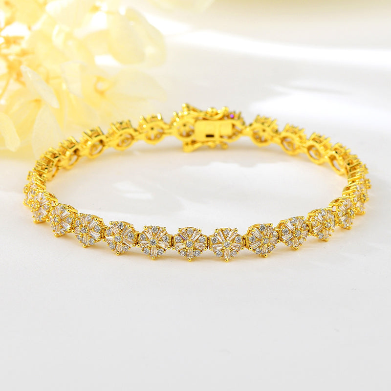 CUBIC ZIRCONIA TENNIS BRACELET