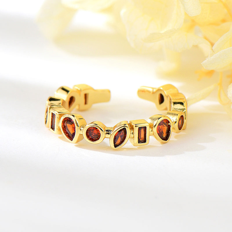 GOLD PLATED DELICATE ADJUSTABLE RING