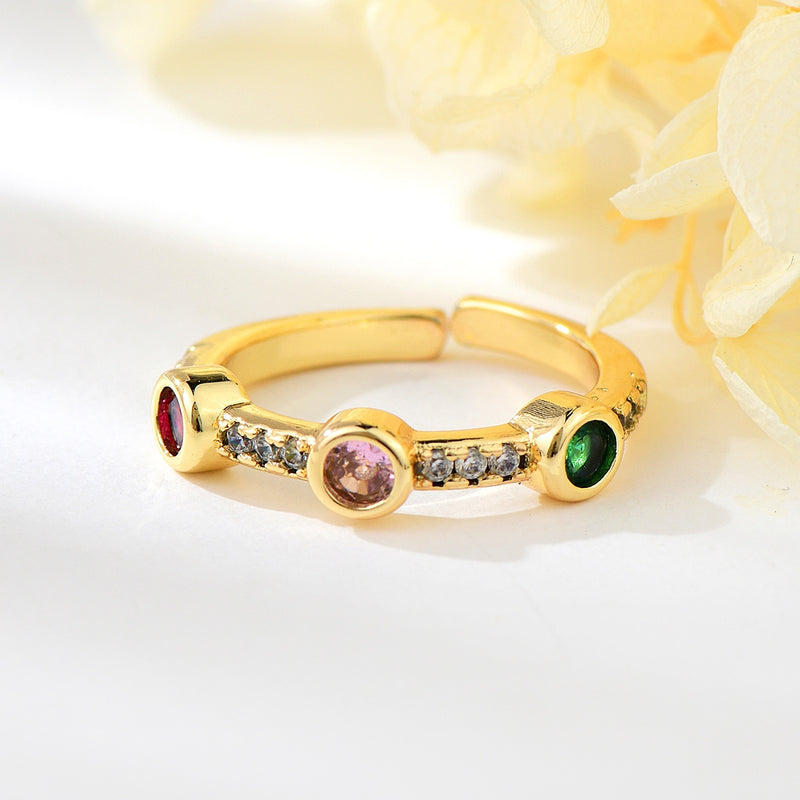 COLORFUL ADJUSTABLE RING