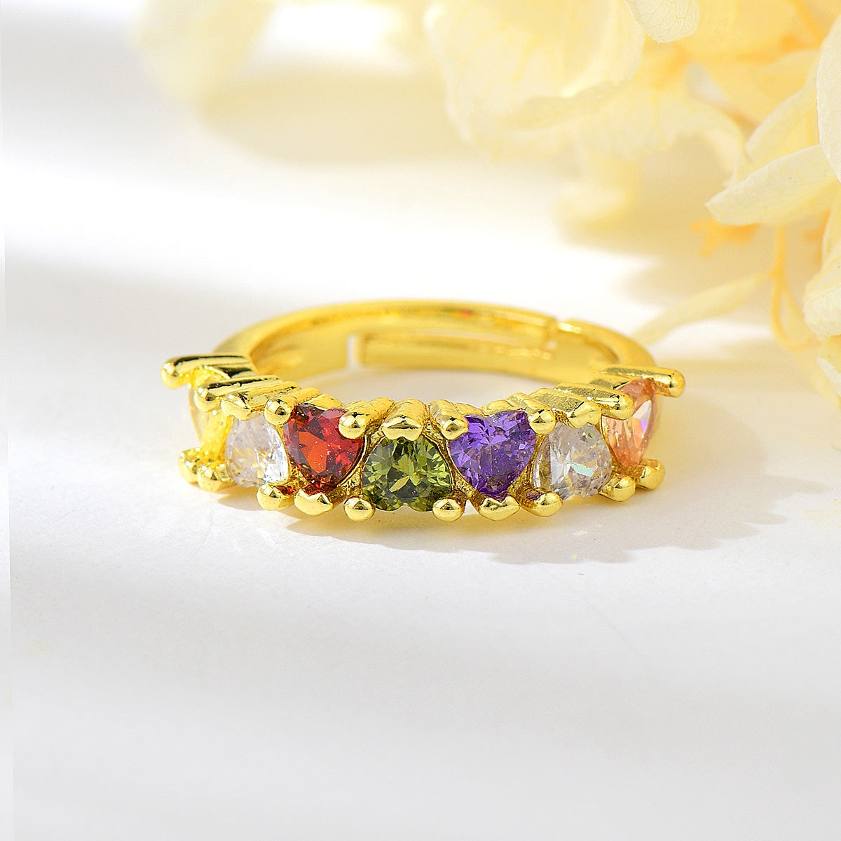 COLORFUL ADJUSTABLE RING