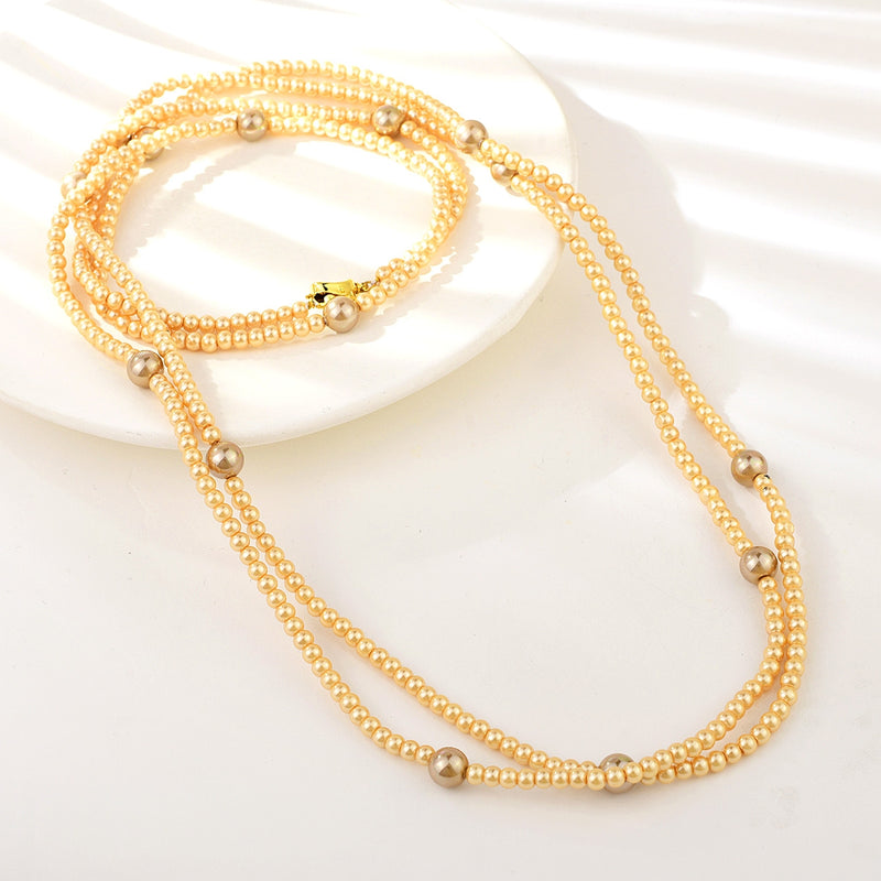 GOLD PLATED CLASSIC LAYERED NECKLACE