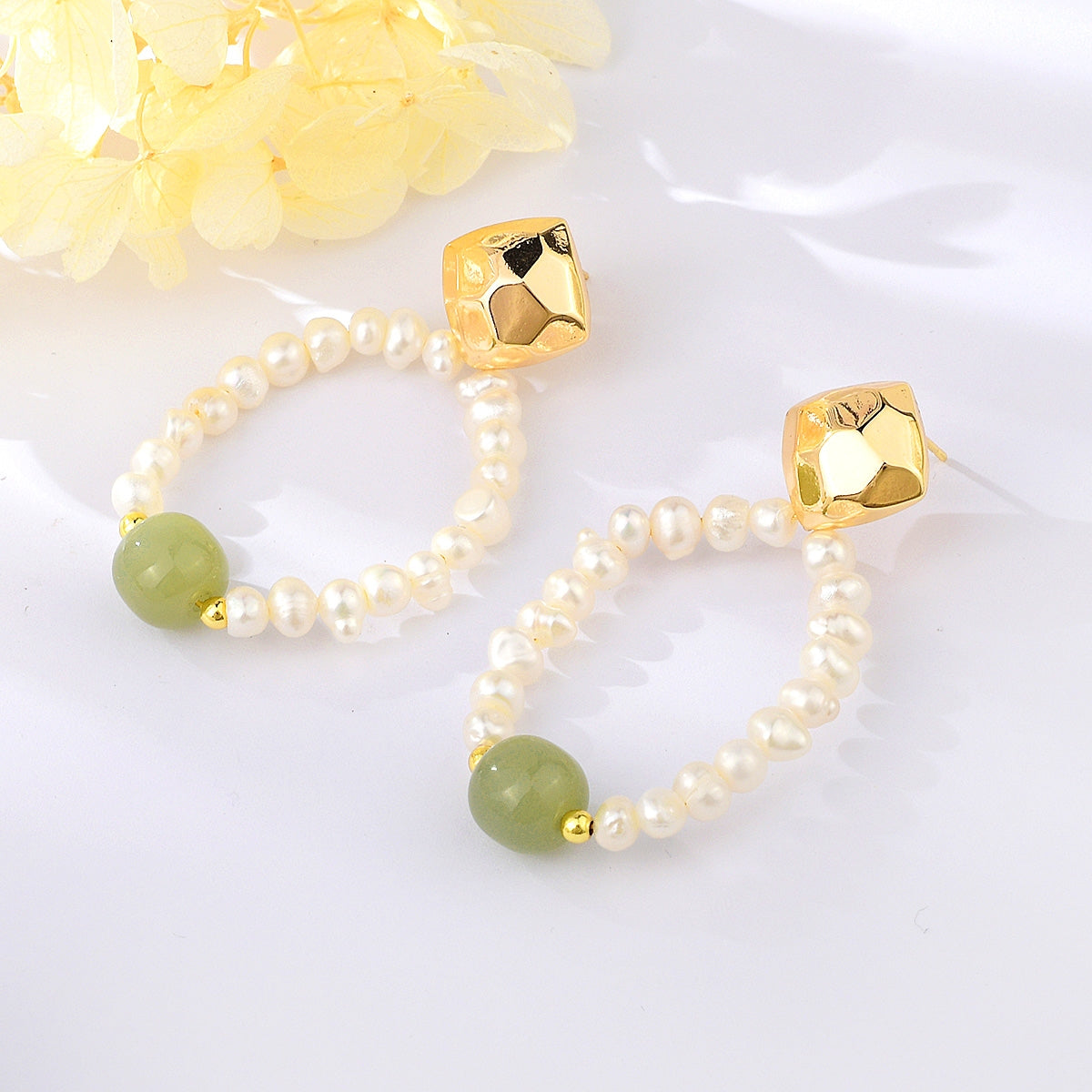 NATURAL STONE EARRINGS