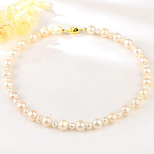 GOLD PLATED FRESH WATER PEARL PENDANT NECKLACE