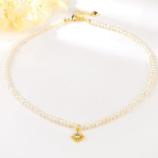 CLASSIC FRESH WATER PEARL NECKLACE