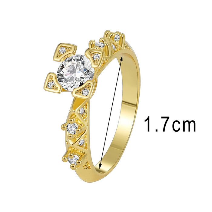 GOLD PLATED FASHION RING