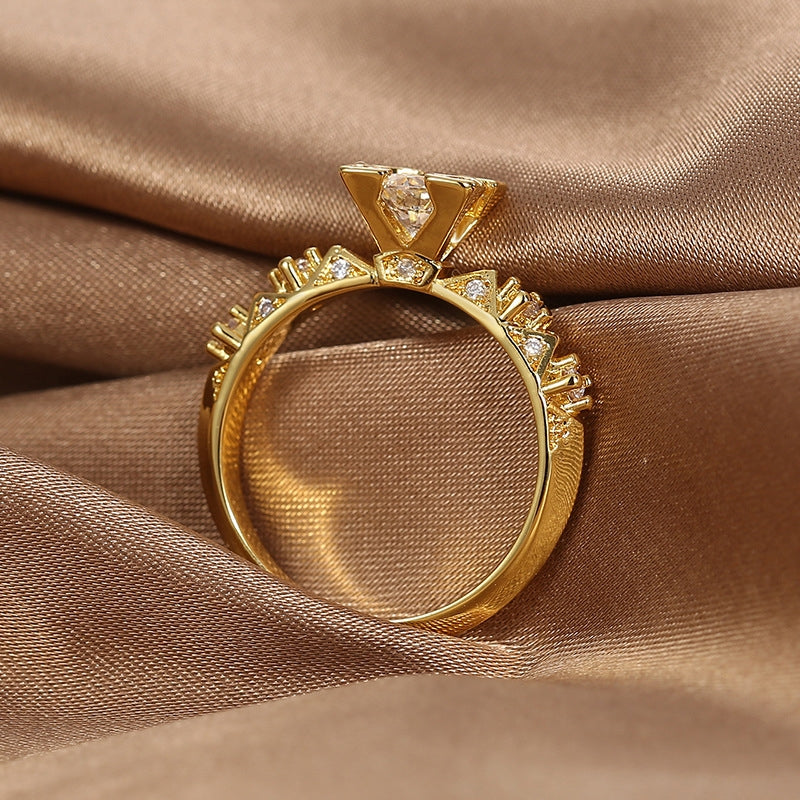 GOLD PLATED FASHION RING