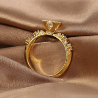 GOLD PLATED FASHION RING
