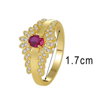 EYE-CATCHING RED FASHION RING