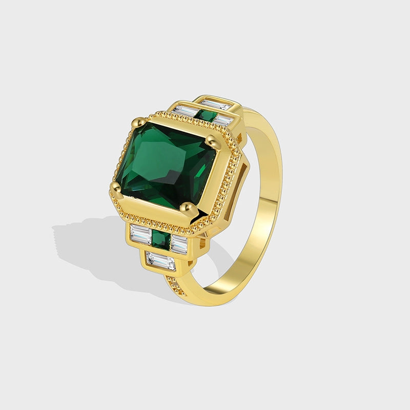 GREEN PARTY FASHION RING