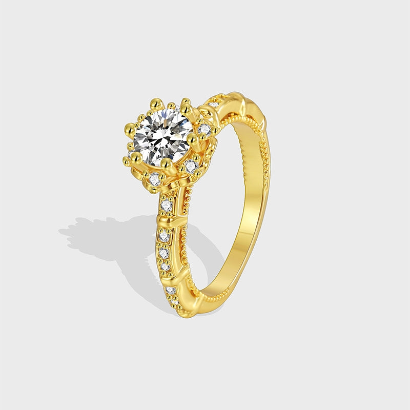 GOLD PLATED FASHION RING