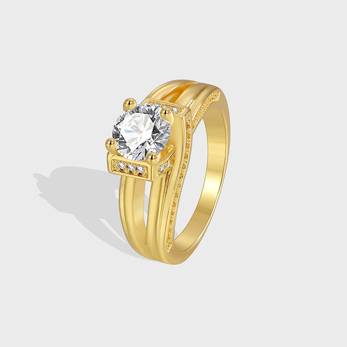 CUBIC ZIRCONIA FASHION RING