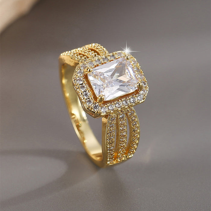 CUBIC ZIRCONIA FASHION RING