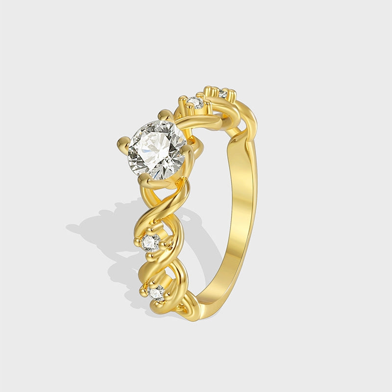 IRREGULAR FASHION RING