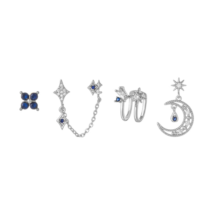 MOON EARRINGS-SET