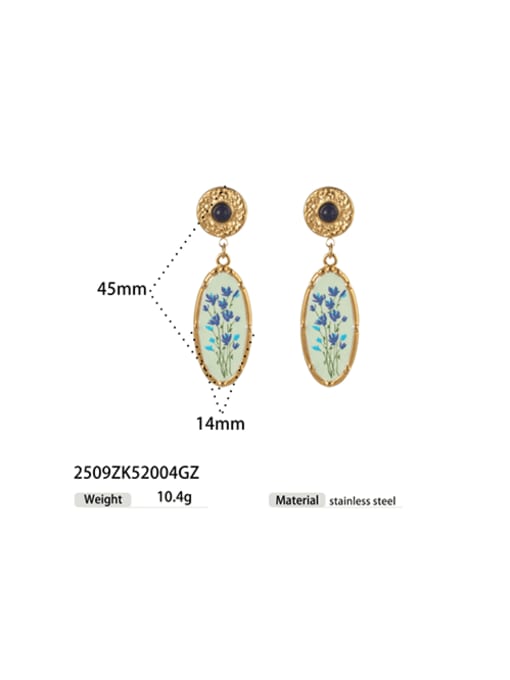 CUTE REFINED GOLDEN PLATED EARRINGS