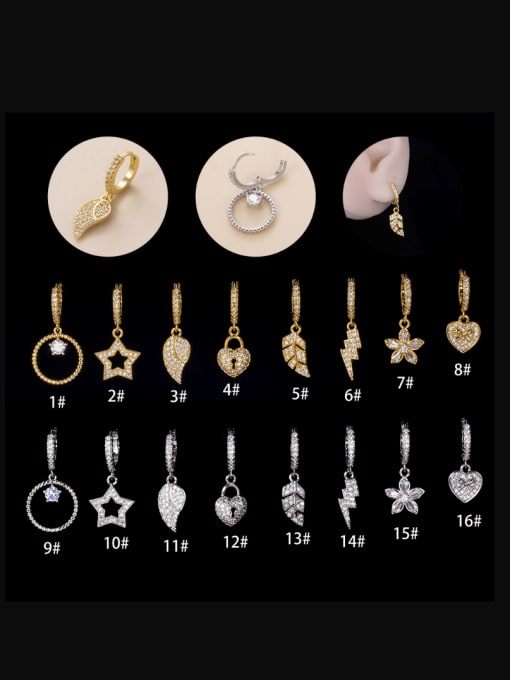 SILVERY THUNDER EARRING (PURITY 14#)