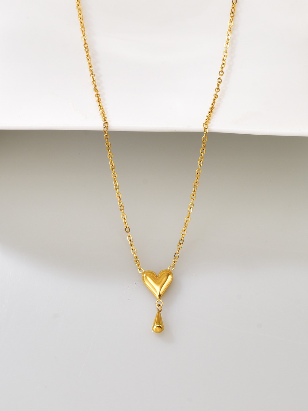 Heart Drop Necklace