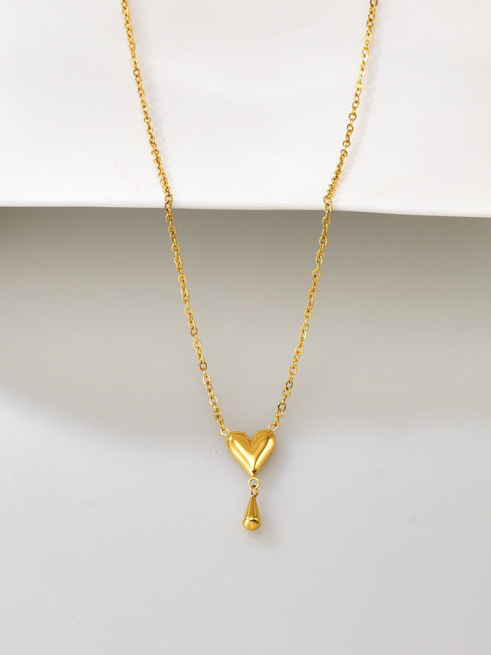 Heart Drop Necklace