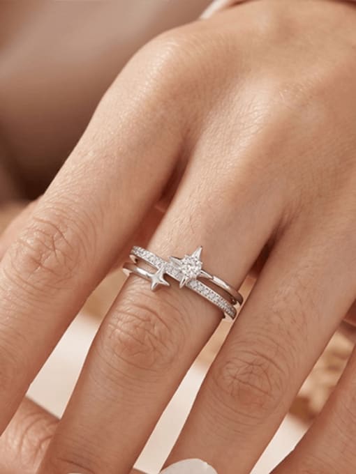 SOPHISTICATED BRASS STAR RING