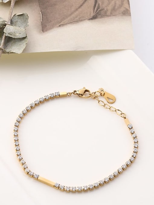 Geometric Tennis Bracelet