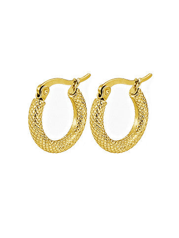 Gold Huggie Earrings