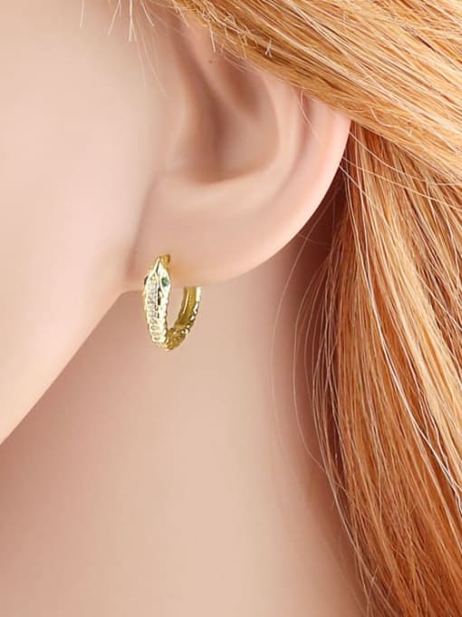 STYLISH GOLDEN SNAKE EARRINGS