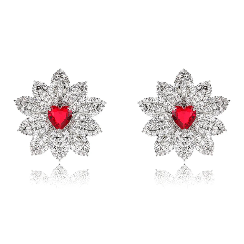 RED HEART EARRINGS
