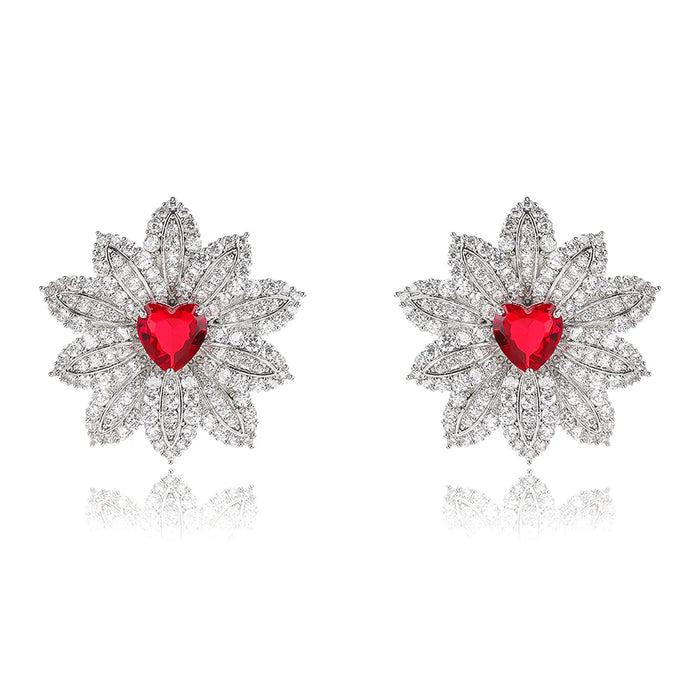 RED HEART EARRINGS