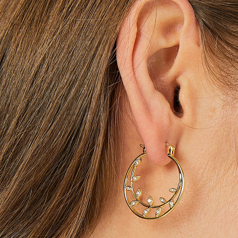 LEAF MINIMALIST EARRINGS