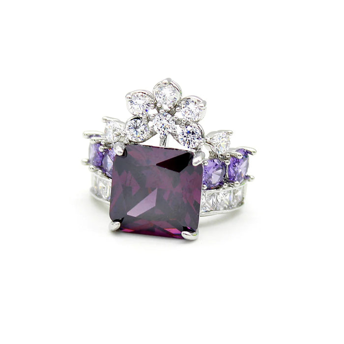 PURPLE SQUARE RING