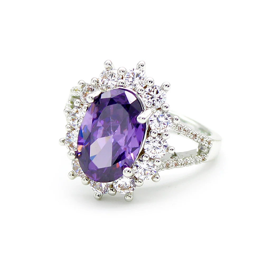 PURPLE ZIRCON RING