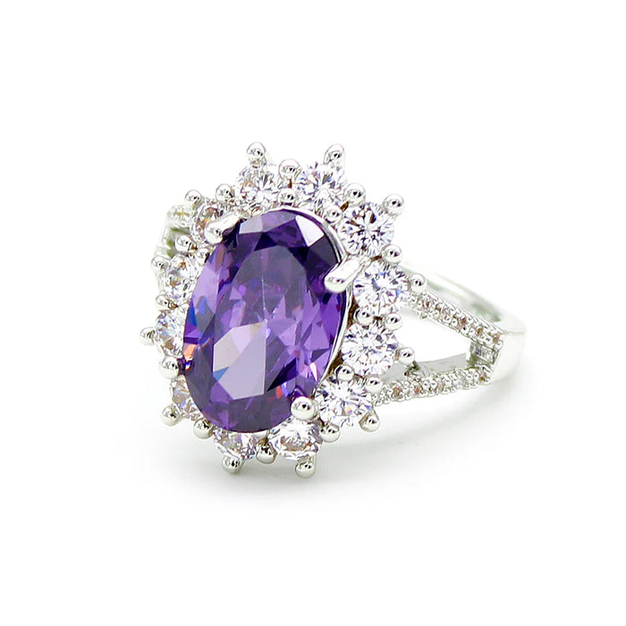 PURPLE ZIRCON RING