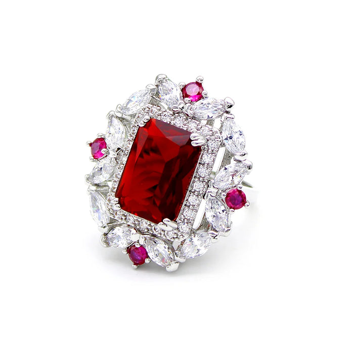 RED EMERALD RING