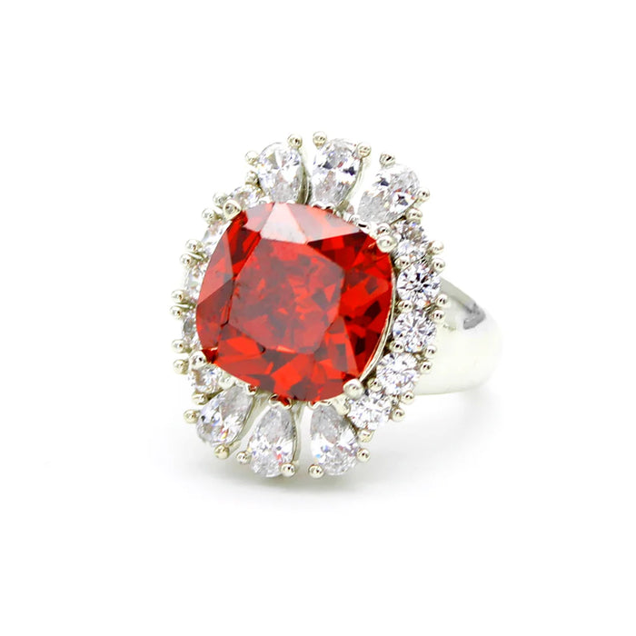RED ZIRCON RING
