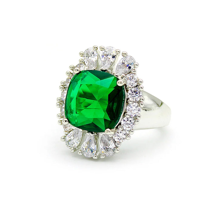 GREEN ZIRCON RING