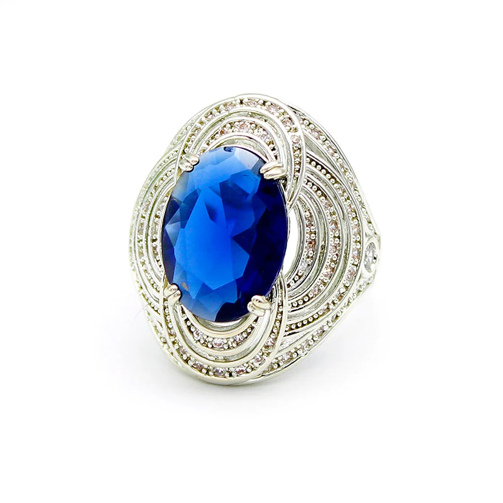 BLUE ZIRCON RING