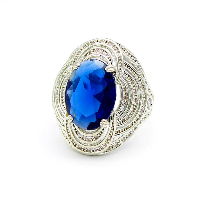 BLUE ZIRCON RING