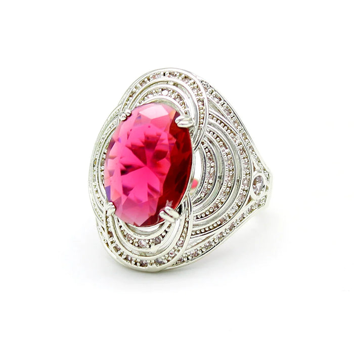 PINK ZIRCON RING