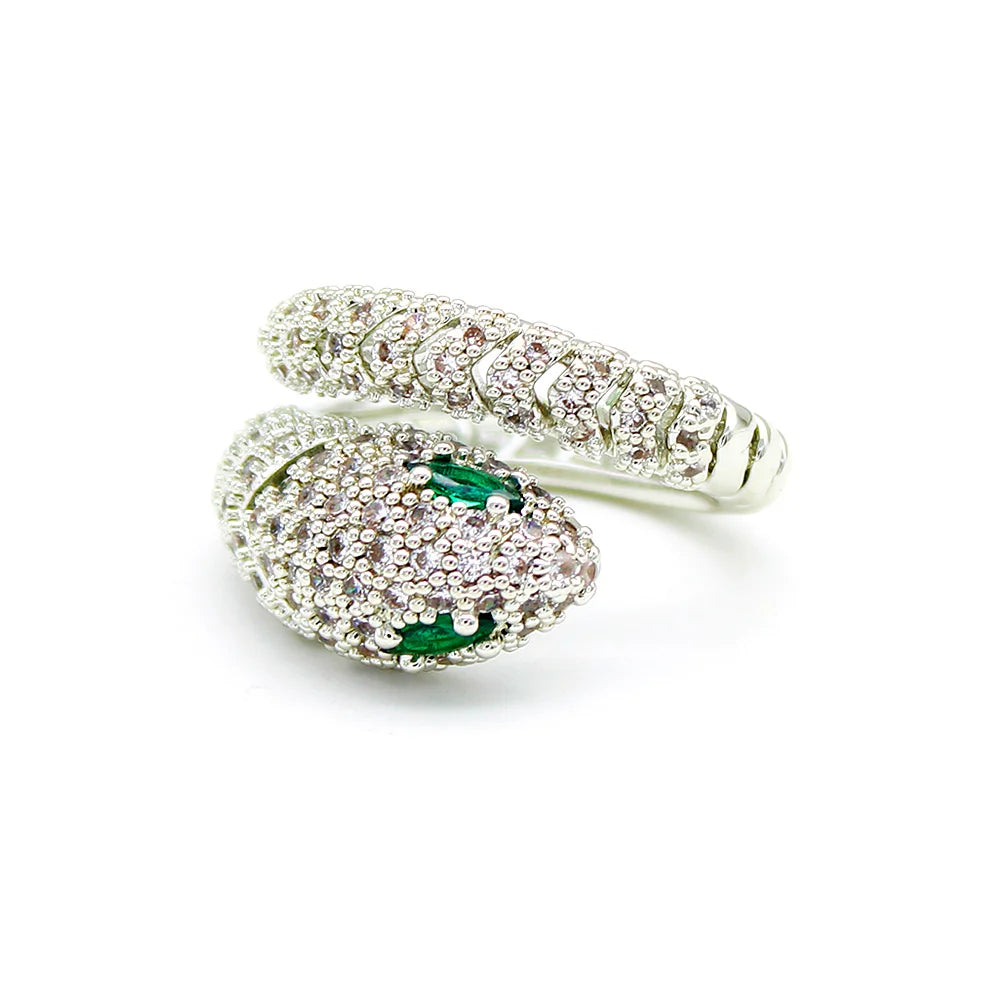 SNAKE ZIRCON RING