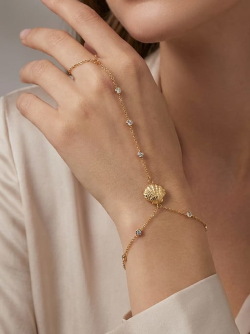UNIQUE LONG SEASHELL BRACELET