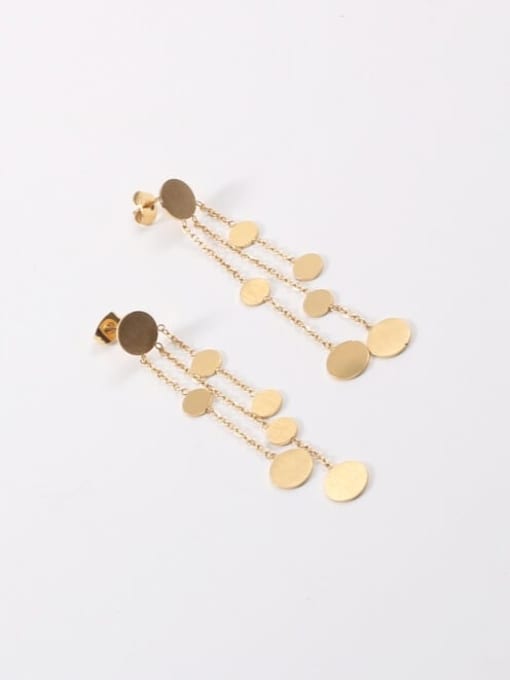 GOLDEN LONG MINIMALIST EARRINGS