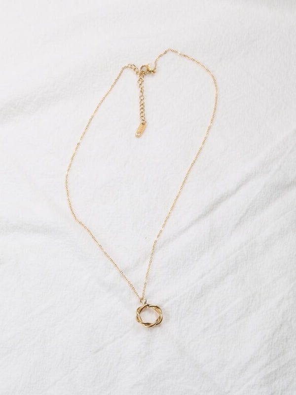 TITANIUM STEEL GEOMETRIC MINIMALIST NECKLACE