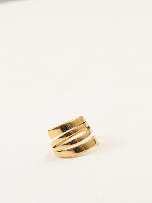 SIMPLE & EXQUISITE STEEL GOLDEN NECKLACE