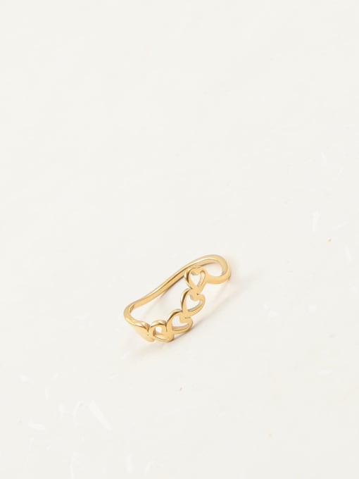 ADORABLE STEEL HEART RING