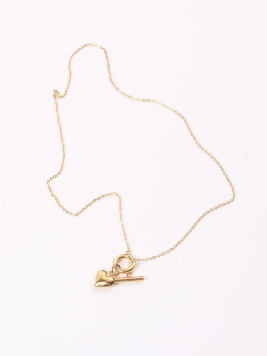TITANIUM STEEL HEART NECKLACE