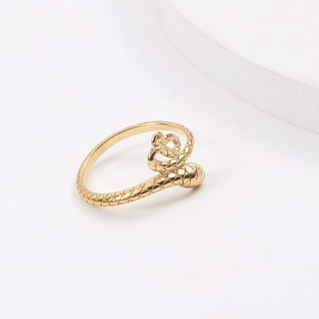 SNAKE BAND RING