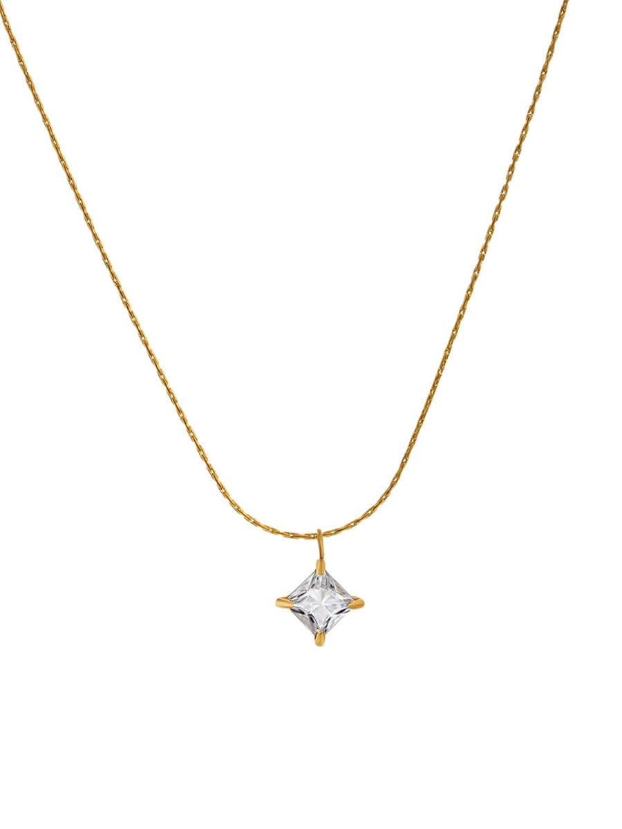 Geometric Pendant Necklace