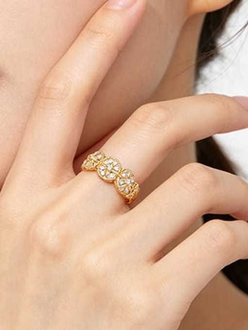 GLAMOROUS STAR TREND GOLDEN RING