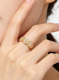 GLAMOROUS STAR TREND GOLDEN RING